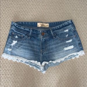 hollister short short jean shorts